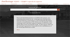 Desktop Screenshot of alaskahistory.org